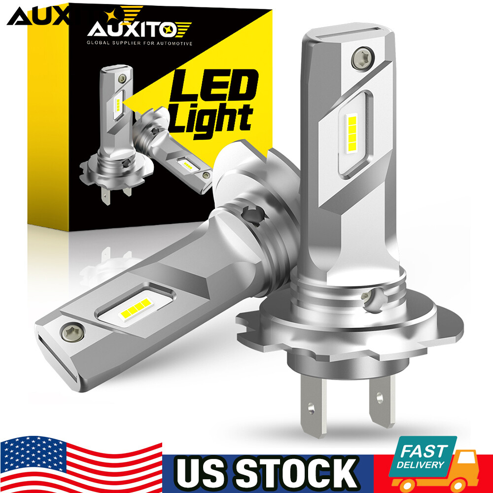 AUXITO H7 Super White 40000LM Kit LED Headlight Bulb High Low Beam Fog Lamp M