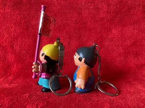 6 Stück Mainzelmännchen Schlüsselanhänger 1982 1992 Bully - Bild 5 von 13