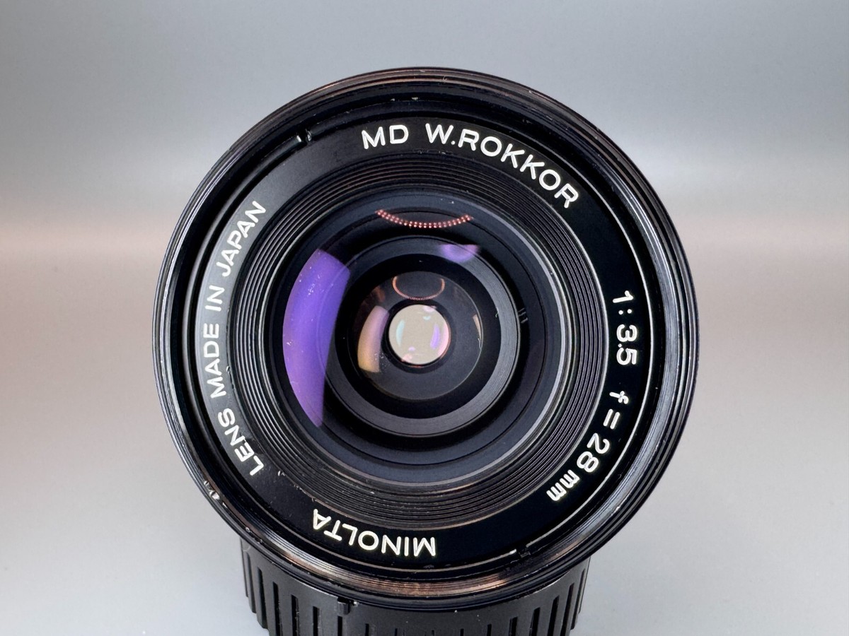 ミノルタ　MD W ロッコール 28mm F3.5（新品） Minolta MD f/3.5 Camera Lenses 28mm Focal for sale | eBay