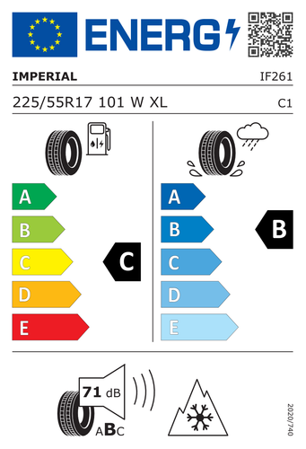 PNEUMATICO 4 STAGIONI 225/55 R 17 101W XL IMPERIAL AS DRIVER M+S - Foto 2 di 5