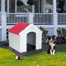28'' Dog House Waterproof Durable Easy to Assemble Puppy Shelter with Air Vent
