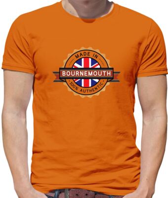 Made In Bournemouth - Herren T-Shirt - Town City Village Born Love Live Homewtown