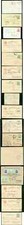 Serbia 1912-4, 16 items, range of cancels