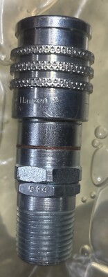 Hansen High Flow Series Push to Connect Air Coupling 3/8  Socket, 1/2 -14 MNPT