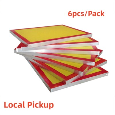 #ad 6Pcs 23x31quot; Aluminum Screen Printing Screens With 230 Mesh Count Local Pickup $168.92