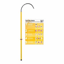 Electric Shock Rescue Hook with Free First Aid Guidance Poster