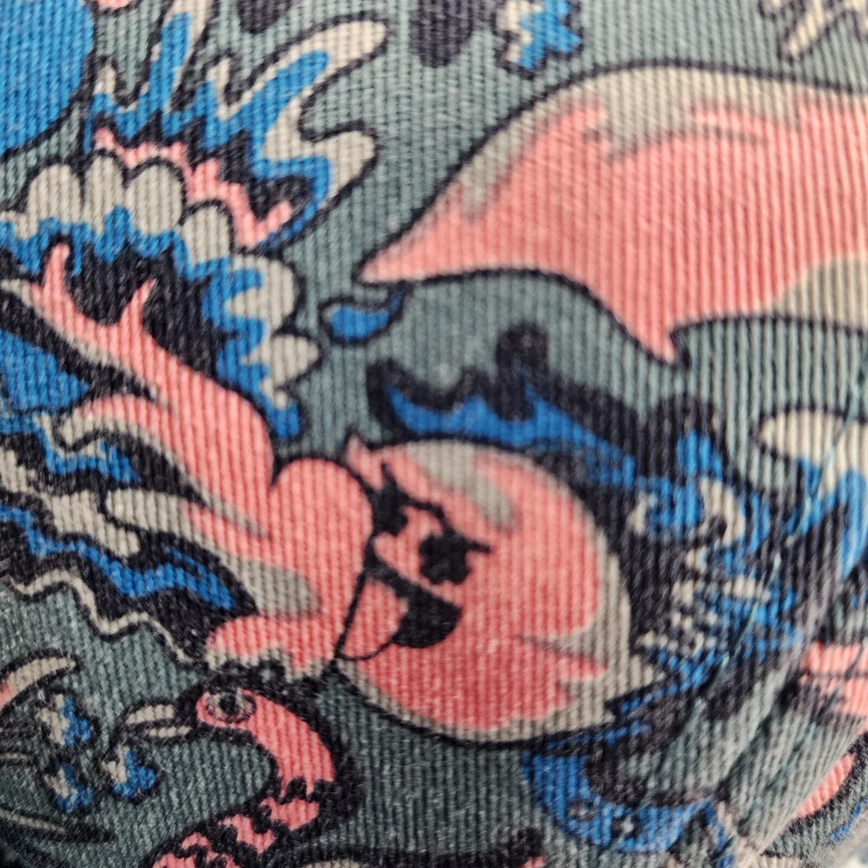 Rosa Delfín Floral Raro Difícil de Encontrar Snapback Sombrero Ajustable Streetwear Gorra Foto 3 de 4