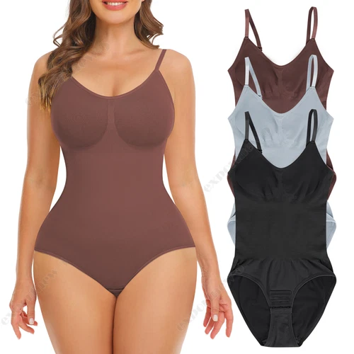 3er Pack Shaping Snatched Bodysuit, Shaping Bodysuit Snatched Shapewear Bodysuit - Bild 17 von 18