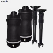 4X Rear Air Suspension Struts Absorber Assy w/ Air Bags for 11-15 Grand Cherokee