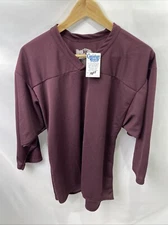 Bakka Sports Maroon Youth Medium Hockey Practice Jersey