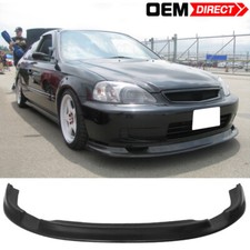 Fits 99-00 Honda Civic Ek Fm Style Unpainted Front Bumper Lip Spoiler Pp Fits 99-00 Honda Civic Ek Fm Style Unpainted Front Bumper Lip Spoiler Pp