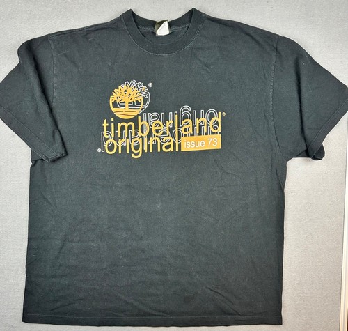 Timberland, Vintage 90s Timberland Original T-Shirt Mens Size XXL Black Short Sleeve