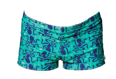 Ysabel Mora Badehose Badeshorts Octopus blau