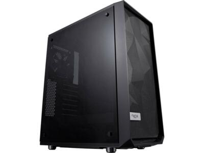 Fractal Design Meshify C Black ATX Case High Airflow Compact Dark Tint Temper...