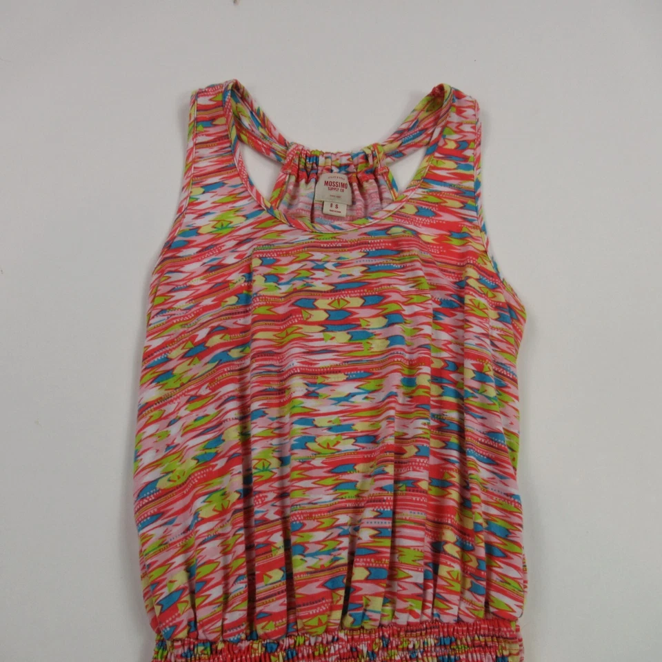 Vestido Mossimo para mujer pequeño sin mangas informal ligero campana inferior elástico Foto 2 de 4