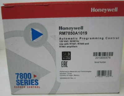 New Genuine Honeywell RM7850A1019 RM7850 A 1019 Burner Control RM7850A 1019