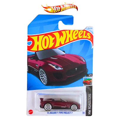 2024 Hot Wheels Jaguar F-Type Project 7 5/5 HW Roadsters Series Free Shipping