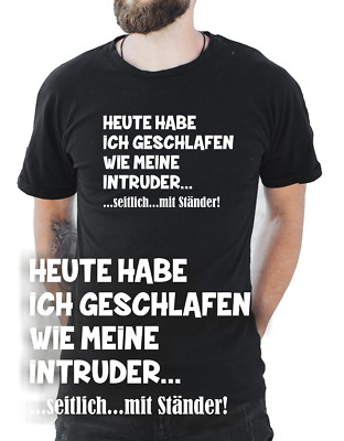 Motorcycle Biker Tuning T-Shirt Today I slept like Shirt Intruder Fun