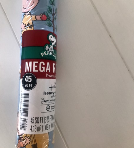Peanuts & Disney 4 Rolls Christmas Wrapping Paper Total of 215 sq ft NEW - Picture 14 of 16