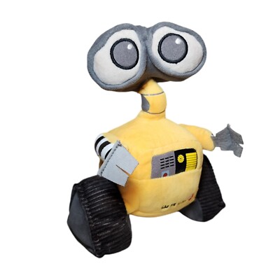 Disney Pixar WALL-E Plush Small 8'' Yellow Robot Walle