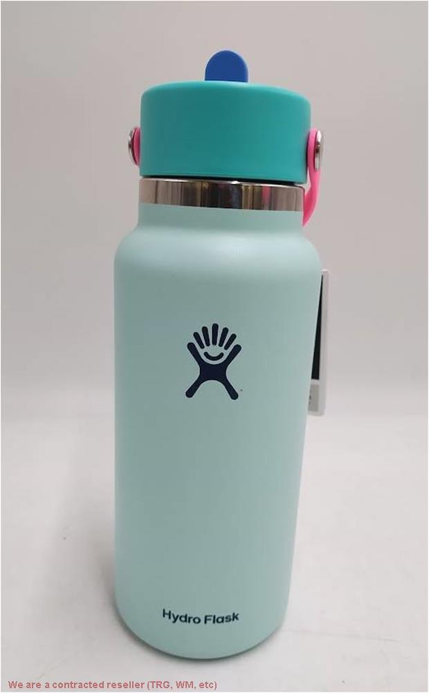 Гидрофляга 32 унции с широким горлышком, Гибкая соломенная бутылка для воды Polar SEE DETAILS