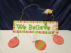 Rustic Wooden "We Believe" Door Wall Sign Wall Hanging 15"
