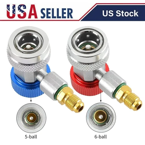 R134a Quick Coupler Adapter R134a Adapter Fittings HP and LP Connectors and More