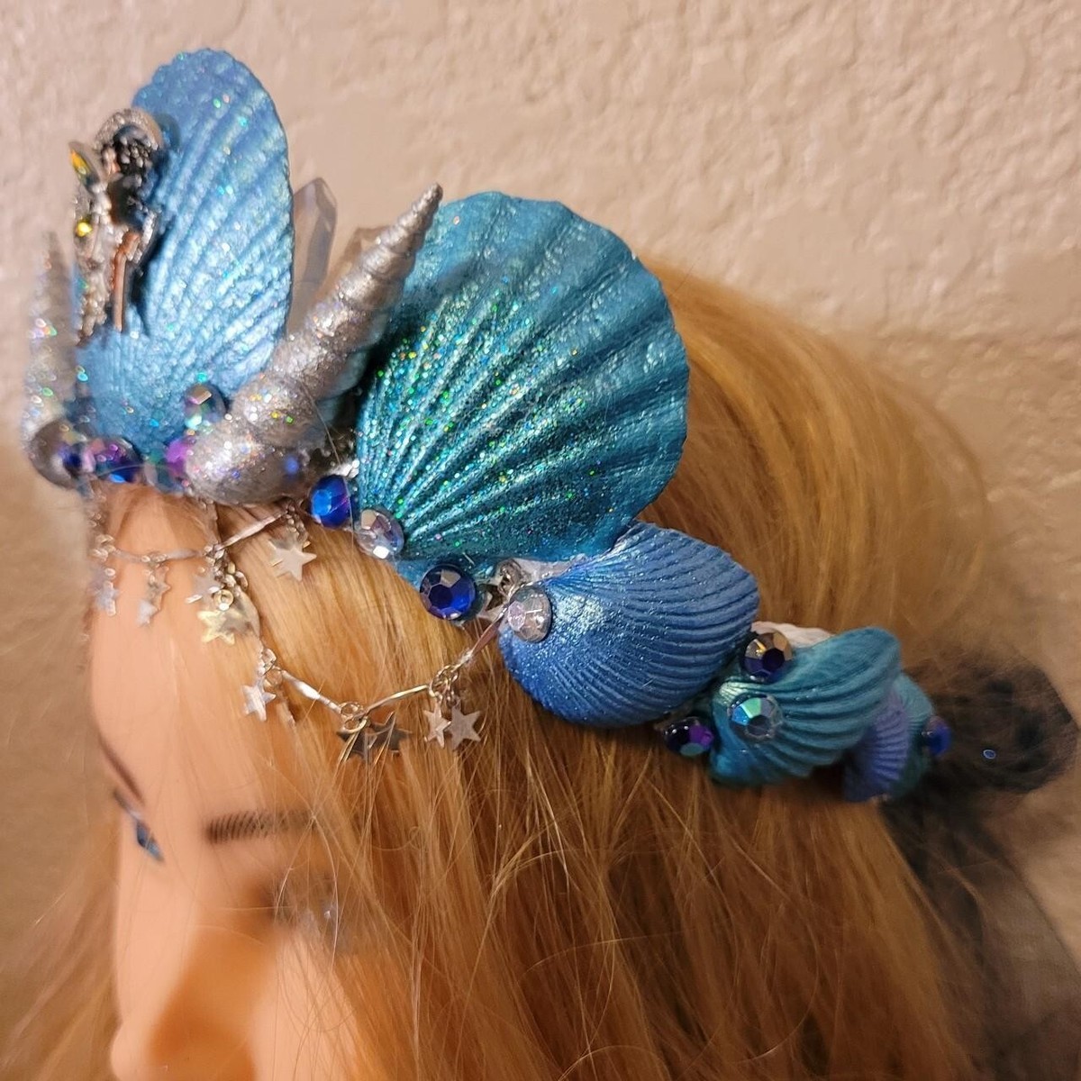 Mermaid Crown With Real Seashells.Shell Headband Tiara.Fairy  display picture 1
