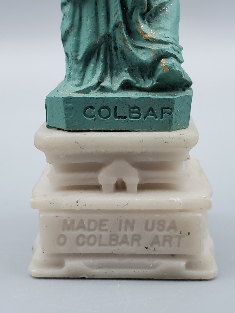 COLBAR ART INC STATUE OF LIBERTY FIGURINE - NEW YORK - MADE IN USA