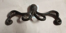 Nautical Beach Ocean Rustic Door Cabinet Pull Cast Iron Octopus Handle