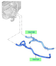 2018-2021 Expedition & Navigator Water Heater Hoses - Set