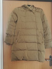 zara down coat with wrap collar