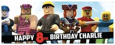 Roblox Birthday Banners - Personalised - Any Age, Any Name - Fast Delivery