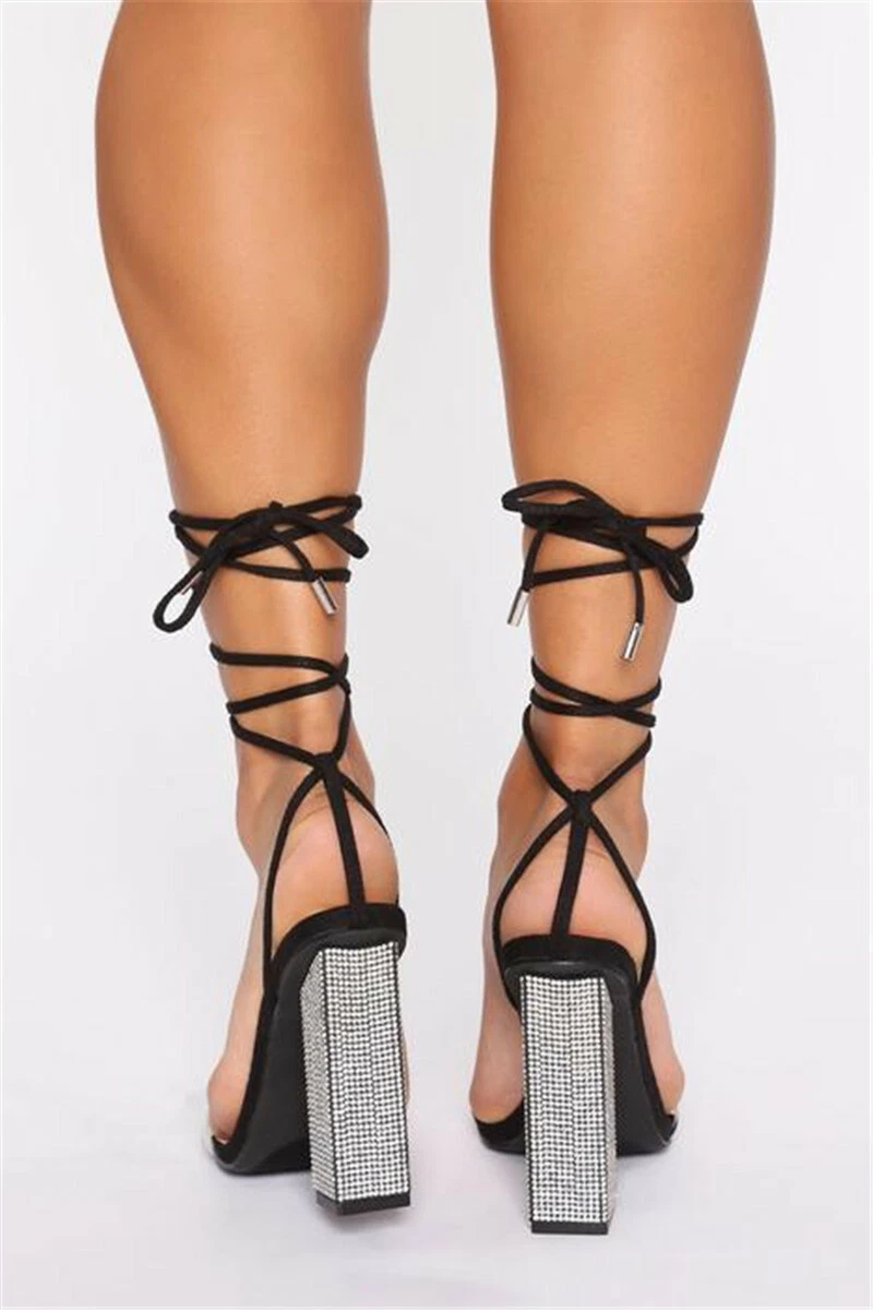 Glitter gladiator heels clearance