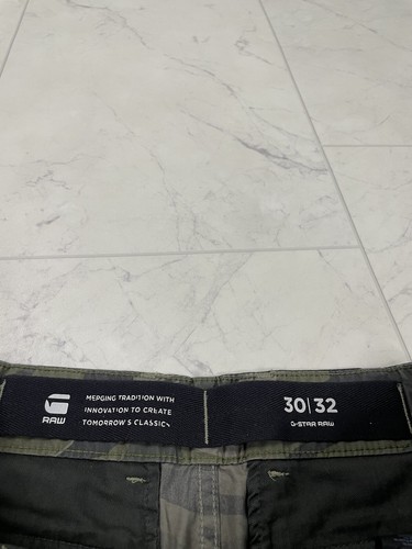 G STAR RAW MENS 3D REGULAR TAPERED CAMO CARGO PANTS SIZE 30/32 SOLD OUT - Picture 7 of 10