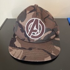 Marvel Avengers Baseball Cap Snapback Hat Camo Under Brim Print YOUTH Boys