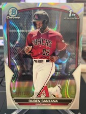 2023 Bowman Ruben Santana 1st Lava Refractor /399 #BCP-42 Arizona Diamondbacks 