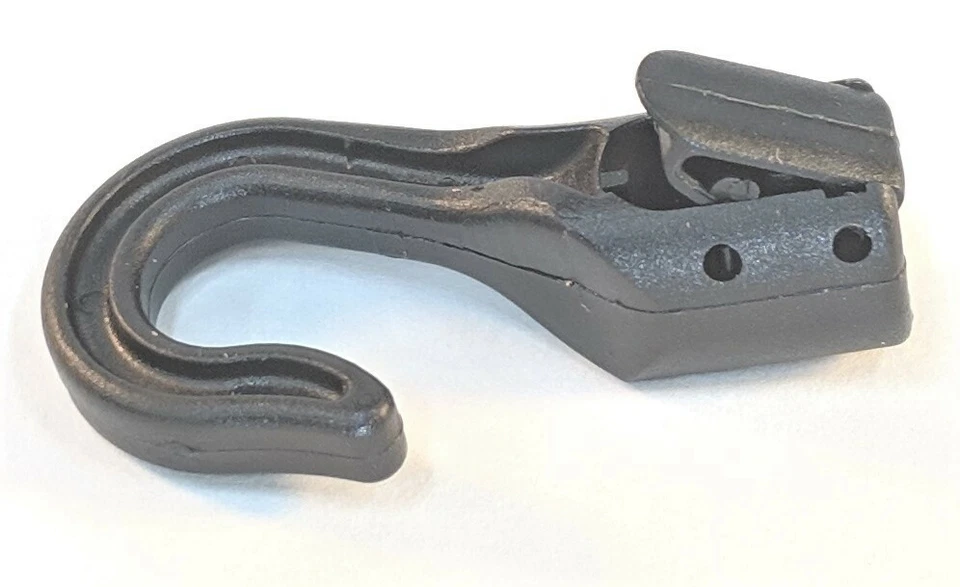 (упаковка 50 шт.) крючок для шнура Posi-Grip для шнура банджи 1/4 дюйма - 1/8 дюйма/эластичного/статического шнура СДЕЛАНО в США - Изображение 4 из 4