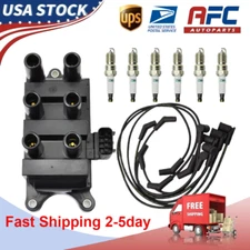 For Ford F150 E150 Taurus Mazda Mercury Ignition Coil & Spark plug & Wires FD498