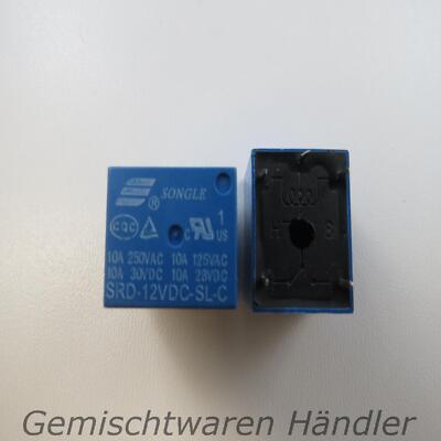 Relais 12V DC  zu 250V AC oder 30V DC Relaiskarte Relaisplatine SRD-12VDC-SL-C