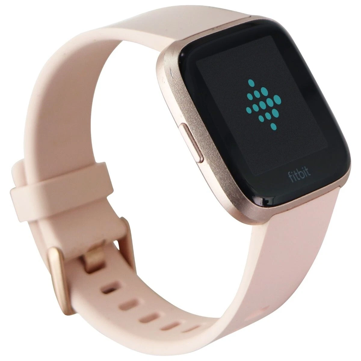 hoja recibir complicaciones Fitbit Versa (1st Gen) Smart Watch - Rose Al/Pink (FB505) Very Good | eBay