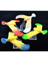 3 Pcs Cute Balancing Bird With Clear Triangle Stand (Colors May Vary) 