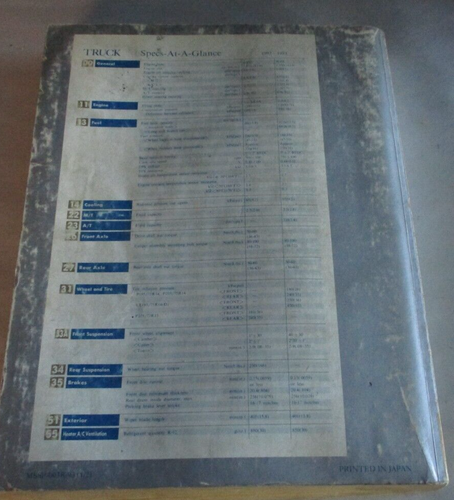 1992-1993 MITSUBISHI TRUCK CHASSIS AND BODY SERVICE MANUAL - Picture 6 of 6
