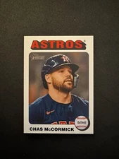 2024 Topps Heritage High Number #541 Chas McCormick White Boardered