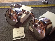 NEW VINTAGE STYLE PEEP MIRRORS WITH REMOVABLE MIRROR VISORS WHEN NOT NEEDED 48