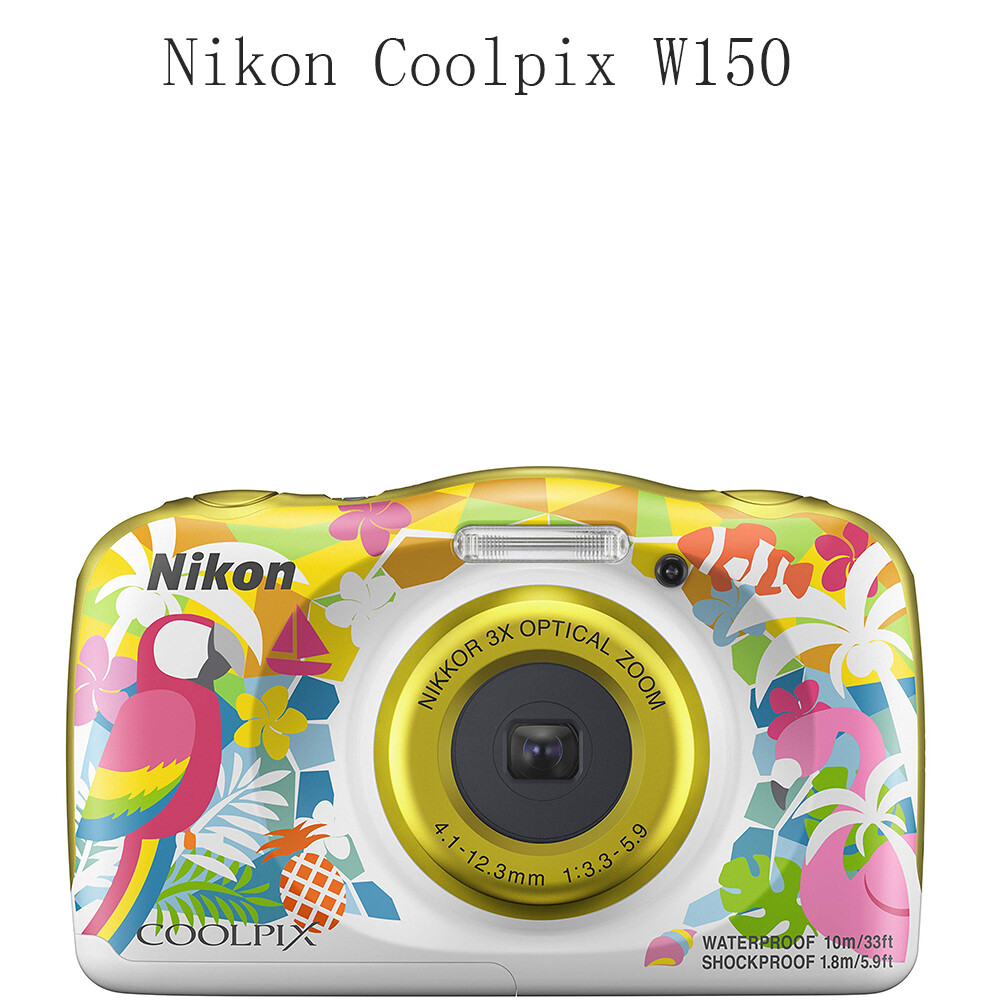 Nikon Coolpix W150 Digital Cameras 13.2 MP 3x Optical Zoom