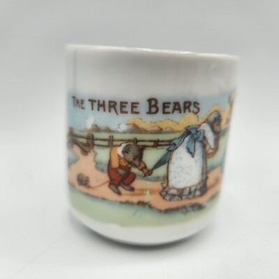 Vintage The Three Bears Child s Tea Cup Silver Hair I Declare 