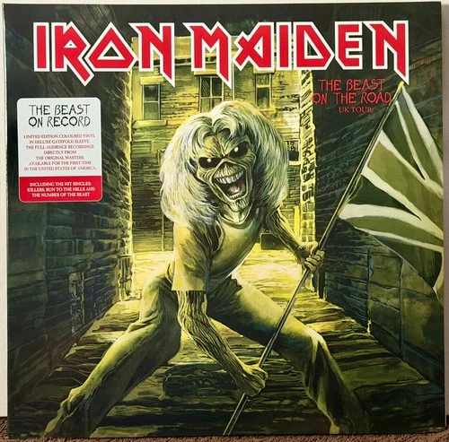 Iron Maiden 2 LP Orange Vinyl The Beast On The Road UK Tour 1982 live NEW Sealed