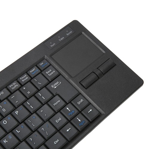 Compact Industrial Keyboard PS2 with Touchpad Scissor Foot ABS Build - Picture 2 of 15