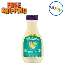 Wholesome Sweeteners Allulose Zero Calorie Liquid Sweetener, Vegan, 11.5 oz